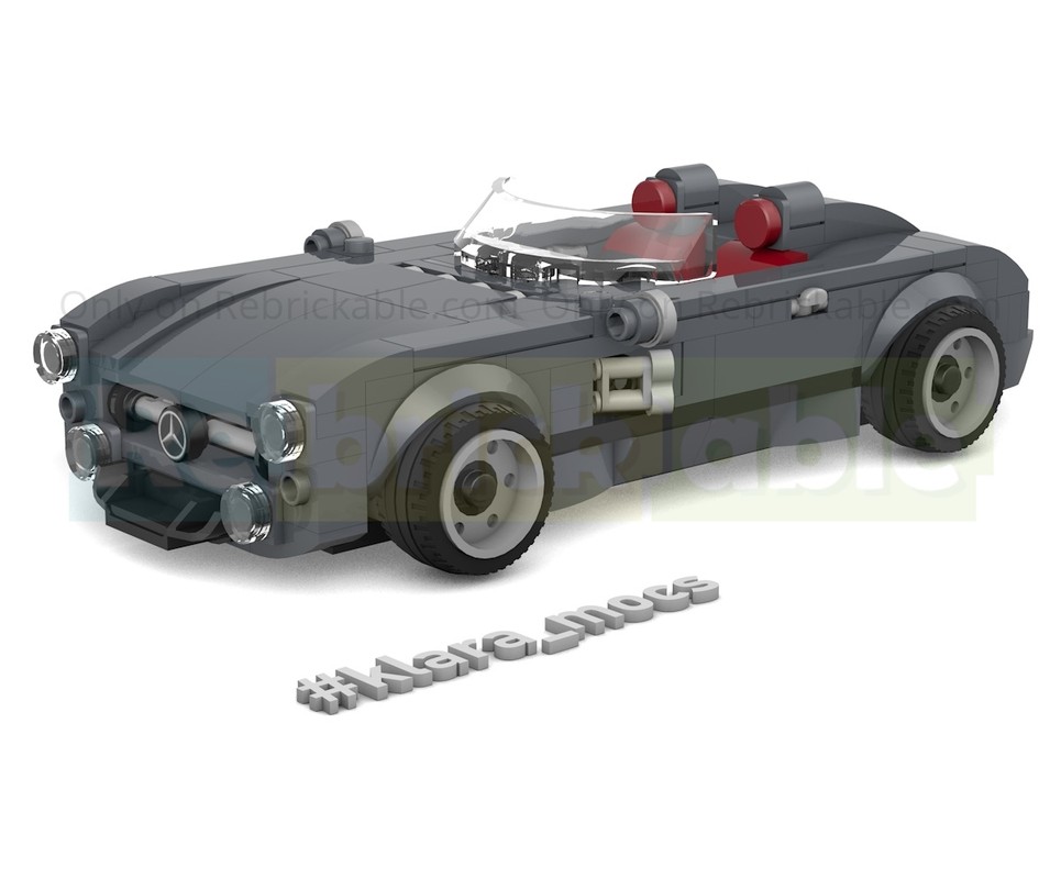 Lego Mercedes-Benz 300 Speedster Restomod V3