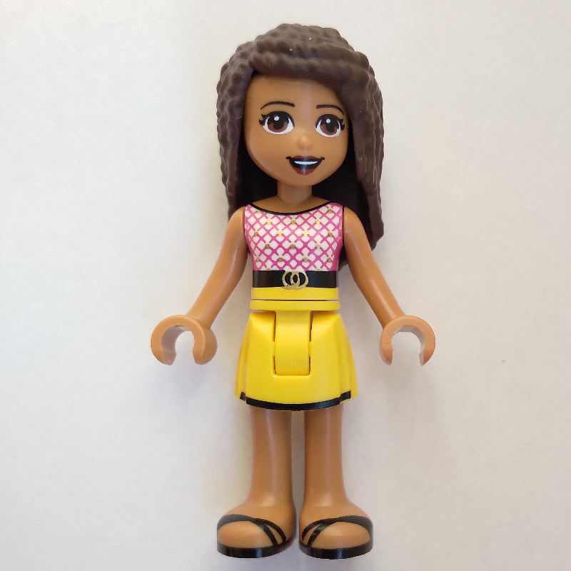 Lego Andrea - Magenta and White Top, Yellow Skirt