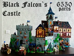 Modular Black Falcon`s Castle