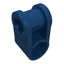 Technic Axle and Pin Connector Perpendicular / Dark Blue