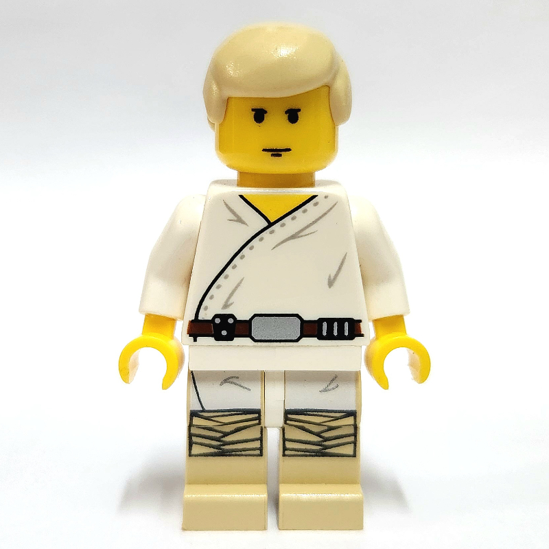Lego Luke Skywalker, White Robe, Yellow Skin (3626c Head)