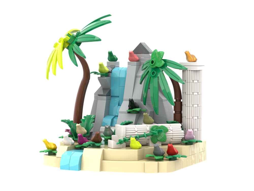 Lego Frog Sanctuary