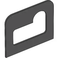 Soccer Target 10 x 9 with One Dogleg Hole / Black