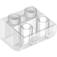 Lego Brick Curved Inverted 2 x 2 / Trans-Clear