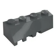 Brick Wedged, Sloped 45° 4 x 2 Right / Dark Bluish Gray