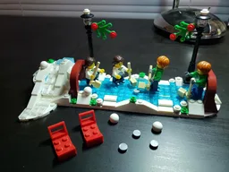 Larger Winter Skating Scene