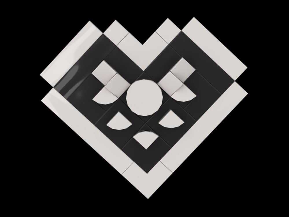 Lego Deltarune Logo