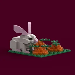 Bunny with Carrots
