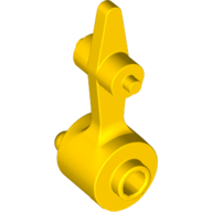 Lego Vehicle Track, Train, Ground Throw / Track Switch [Reinforced] / Yellow