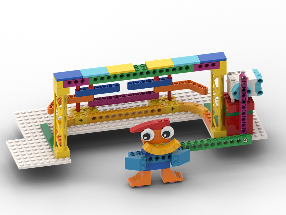 Lego soccer goalkeeper - Lego spike Essential