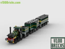 Train with carriages