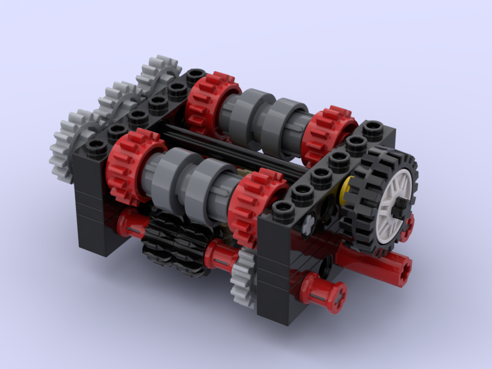 Lego 4 speed gearbox - The best gearbox ever made