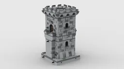 Mini-Medieval-Modulars 12 - "Wall Tower"