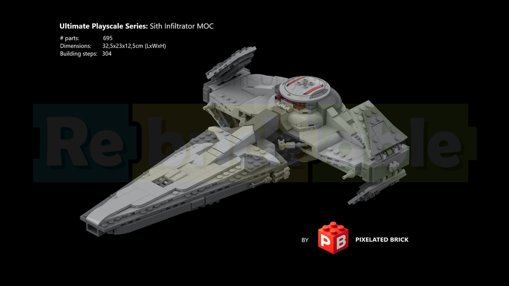 Lego Sith Infiltrator - Ultimate Playscale Series