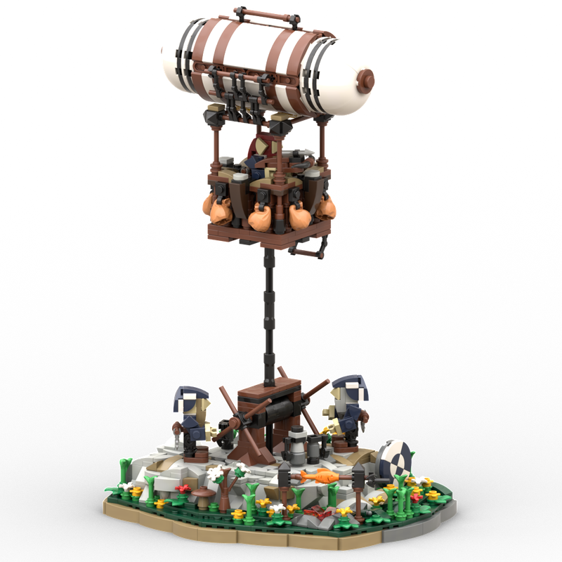 Lego Guard Balloon at the Dwarven Lookout