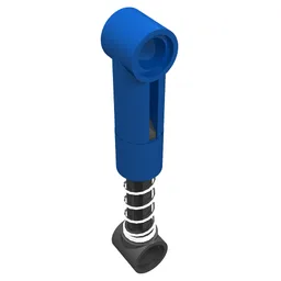 Technic Shock Absorber 6.5L with Soft Spring, Standard Coil [Complete Assembly] / Blue
