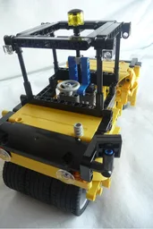 Tandem road roller