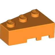 Brick Wedged, Angled 3 x 2 Left / Orange