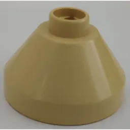 Duplo Cone 2 x 2 x 1 / Yellow