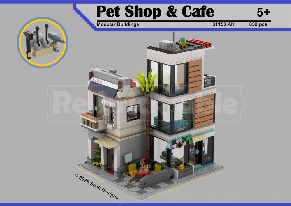 Lego Pet Shop and Cafe