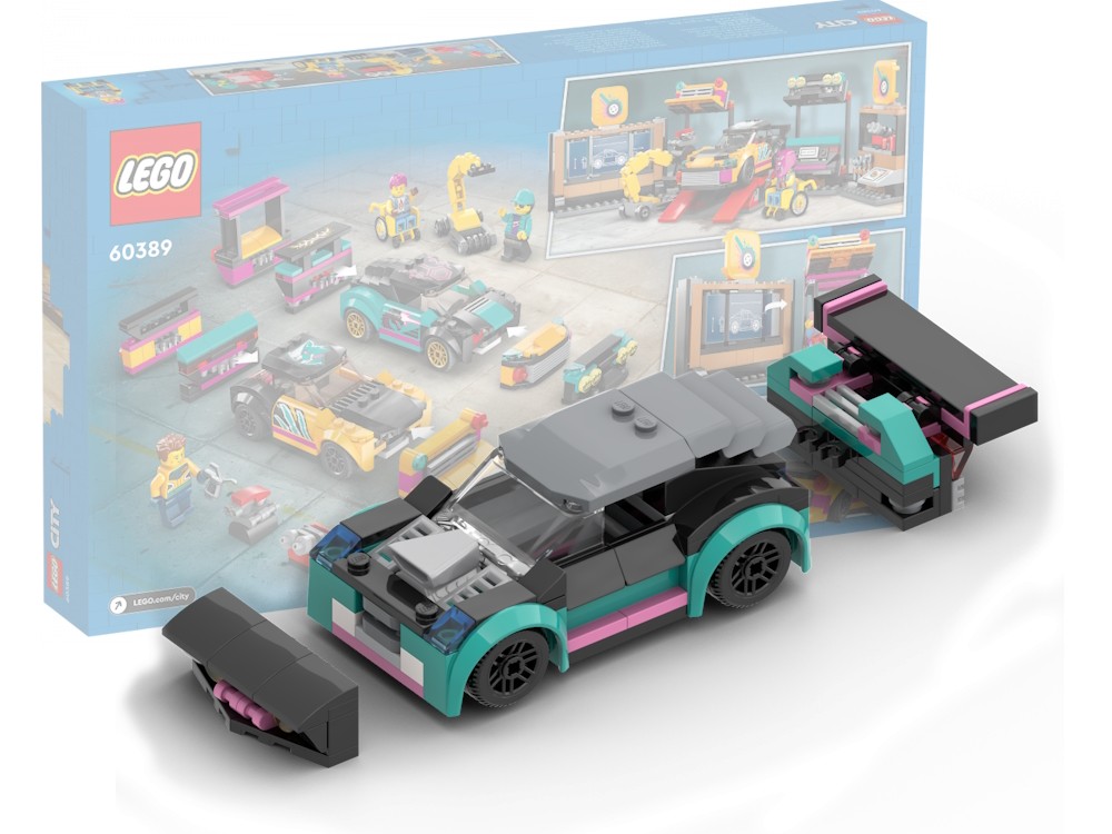 Lego 60406 Race Car Modular Mod (compatible with 60389 Custom Car Garage)