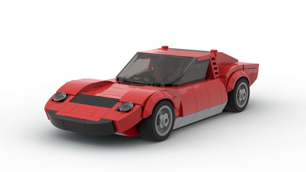 Lego 1966 Lamborghini Miura P400 red
