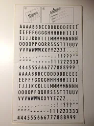 Sticker Sheet 1 for Set 9550-1 - Alternate Version
