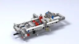 Lego Technic Gear box 2 speeds +R