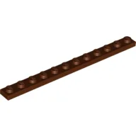 Plate 1 x 12 / Reddish Brown