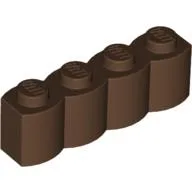 Brick Special 1 x 4 Palisade [aka Log] / Brown