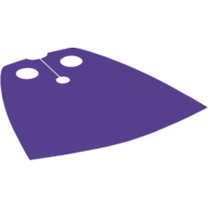 Lego Neckwear Cape, Standard [Spongy Stretchable Fabric] / Dark Purple