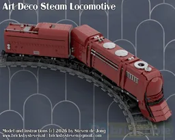 Art Deco Steam Locomotive (RC)