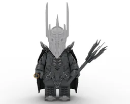 The Lord of the Ring - Sauron megafigure (fits the official Lego helmet)