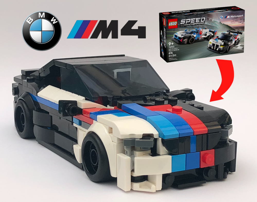 Lego 76922 BMW M4 F82 [Opening Bonnet and Trunk!]