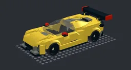 Corvette C8R - Yellow