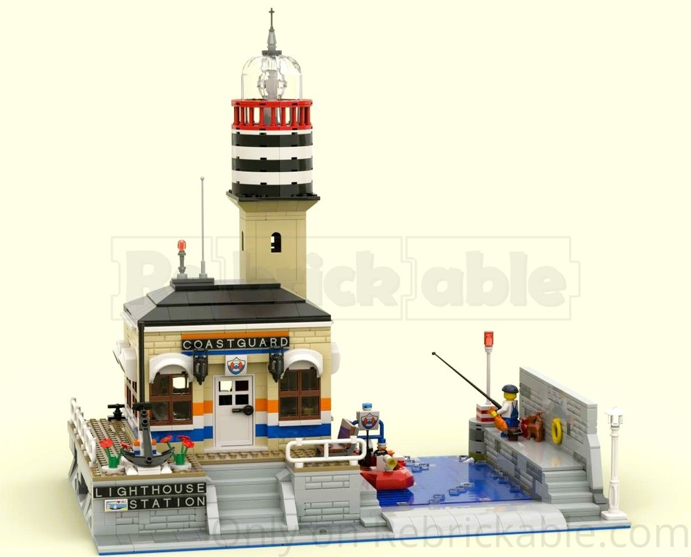Lego Lighthouse Station
