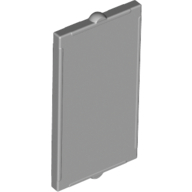 Lego Glass for Window 1 x 2 x 3 Flat Front / Light Bluish Gray