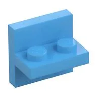 Bracket 2 x 2 with 1 x 2 Vertical Studs / Medium Blue