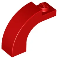 Brick Arch 1 x 3 x 2 Curved Top / Red