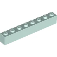 Brick 1 x 8 / Light Aqua