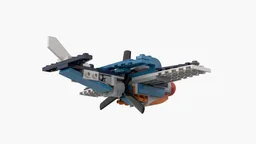 31099 Mid-engine Propeller Airplane