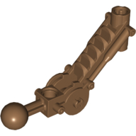 Lego Large Figure Skeletal, Limb, Angular with Ball Joint, and Axle Hole / Light Brown