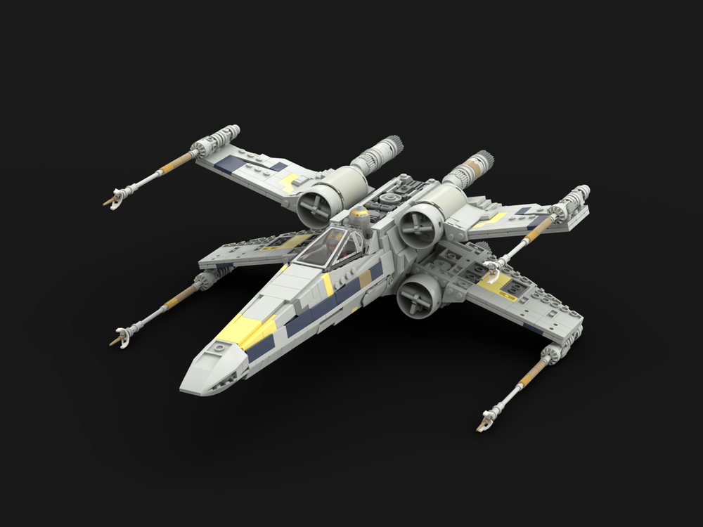 Lego Blue Leader T-65 x wing starfighter