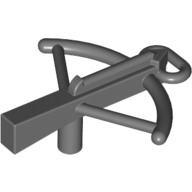 Lego Weapon Crossbow and Bolt / Dark Bluish Gray