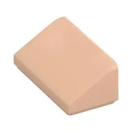 Brick Sloped 30° 1 x 2 x 2/3 / Light Nougat
