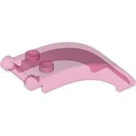 Windscreen 6 x 2 x 2 with Handle / Trans-Dark Pink