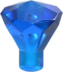 Rock 1 x 1 Jewel / Gem 24 Facet