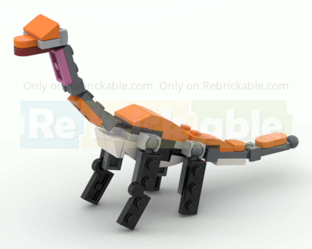 Lego Europasaurus holgeri from 31129 (minifigure scale)