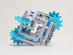 Geared cube net