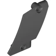 Technic Panel Curved 5 x 7 Parallelogram Right / Black